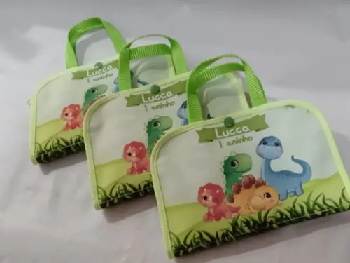 Lembrancinha Dinossauro Baby _ Lousa de Tecido