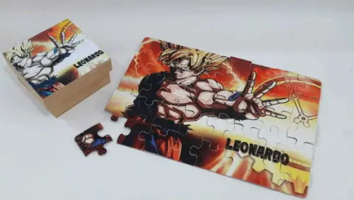 Lembrancinha Dragon Ball Z _quebra Cabeça
