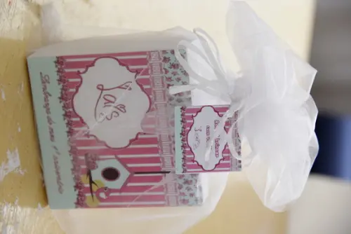Lembrancinha Jardim - Caixa Personalizada