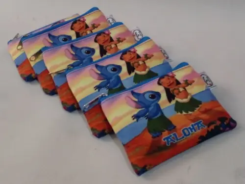 Lembrancinha Lillo e Stich_ Porta Moeda