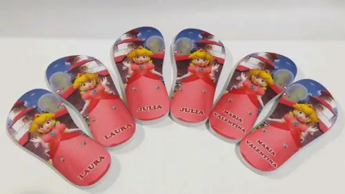Lembrancinha Mario Bross - Chinelo