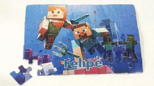 Lembrancinha Minecraft _ Quebra Cabeca5