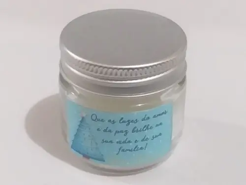 Lembrancinha Natal - Vela Aromática