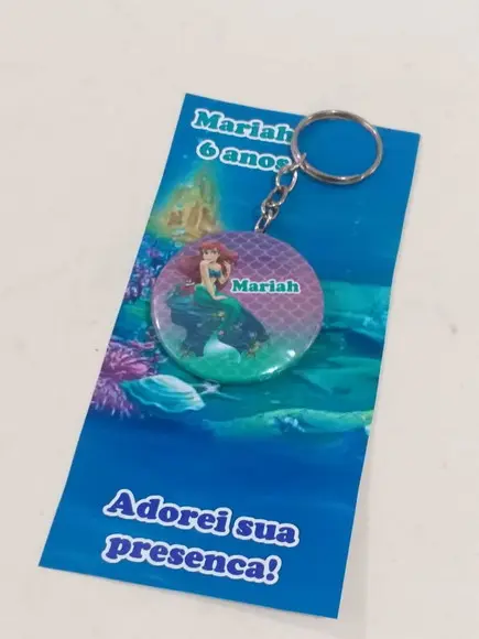 lembrancinha pequena sereia _ chaveiro