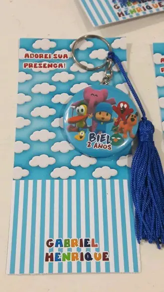 lembrancinha pocoyo _ chaveiro