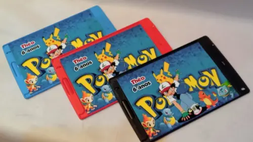 Lembrancinha Pokemon _ Lousa Tablet