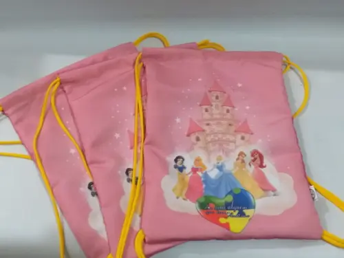 Lembrancinha Princesa - Mochila Saco