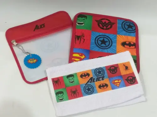 Lembrancinha Vingadores - Kit Higiene