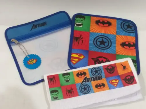 Lembrancinha Vingadores - Kit Higiene