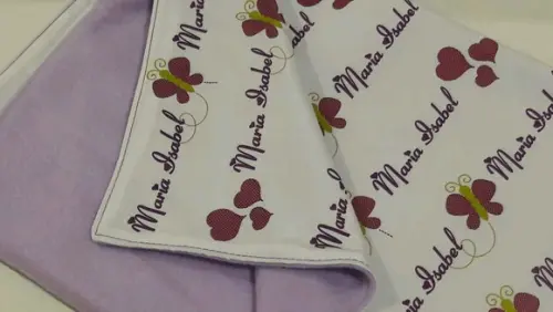 manta personalizada bebê menina