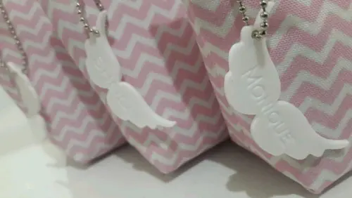 Necessarie batizado rosa