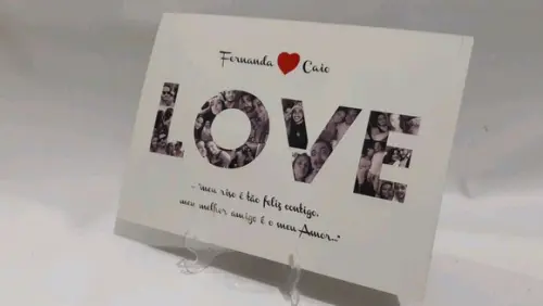 Placa LOVE