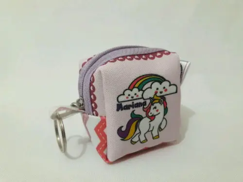 Porta moeda _ unicornio