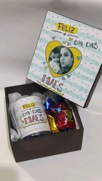 Presente Dia das Mães - Caneca na Caixa