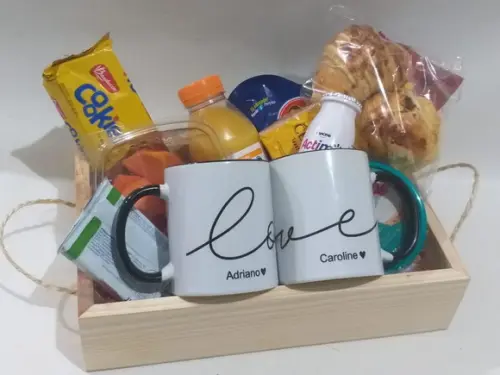 Presente Dia dos Namorados_ Bandeja para Café da Manhã
