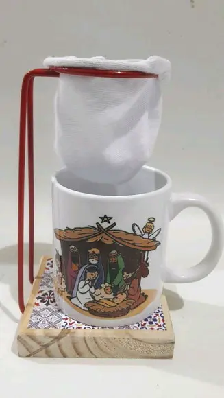 Presente Natal Personalizado _kit Cafe