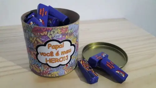 lata personalizada dia dos pais