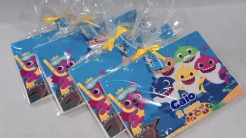 Lembrancinha Baby Shark _ Lousa Tablet