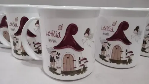Lembrancinha Fadas _ Caneca