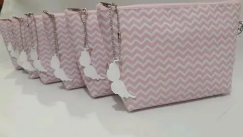 Necessarie batizado rosa