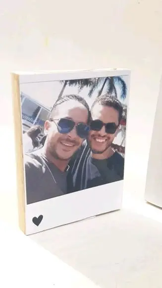 Polaroid de mesa + quadro estelar_ kit dia dos namorados