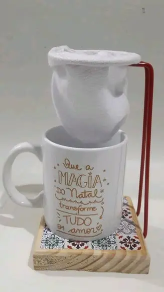 Presente Natal Personalizado _kit Cafe