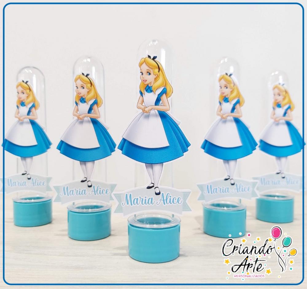 Tubete Personalizado Alice no País das Maravilhas