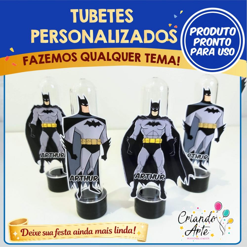 Tubete Personalizado Batman