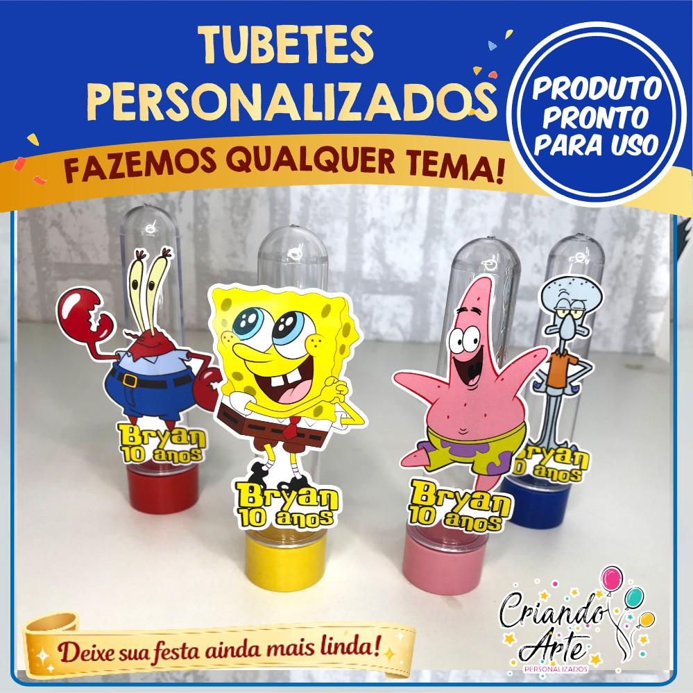 Tubete Personalizado Bob Esponja