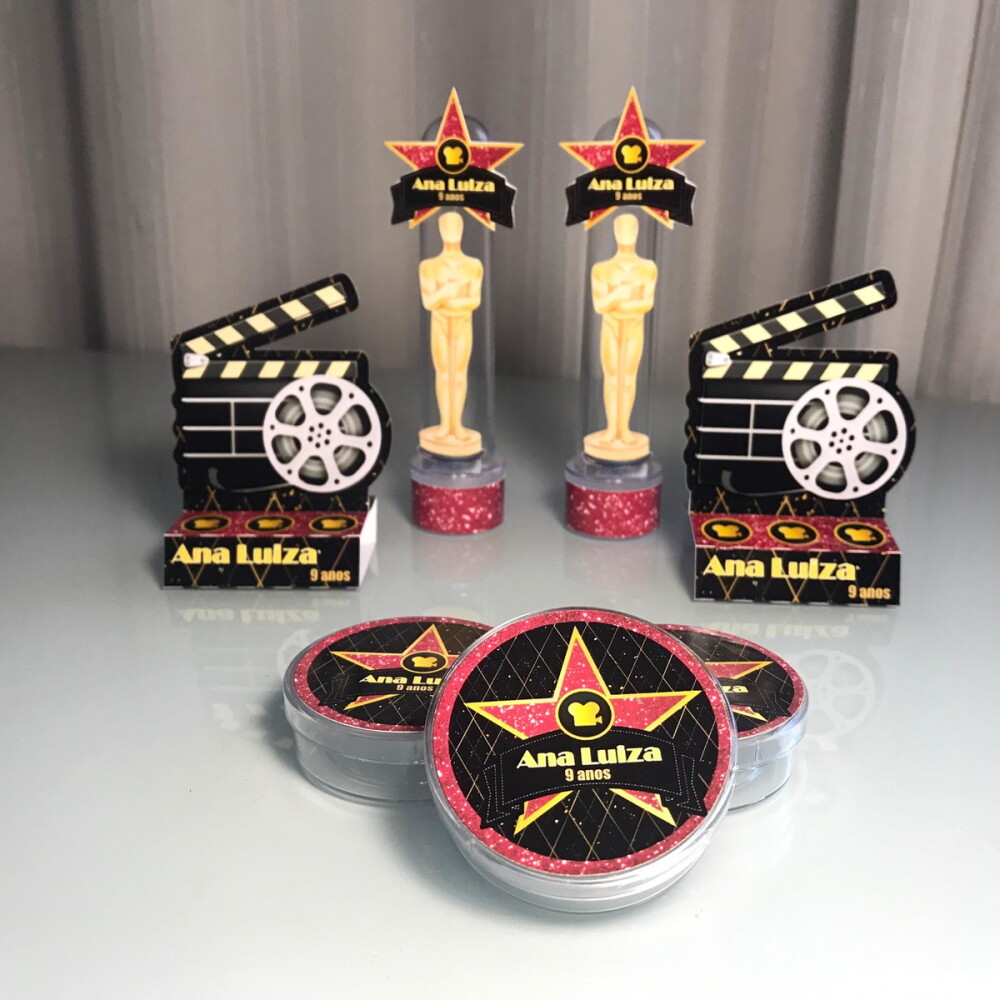 Kit Festa 36 Itens Hollywood Festa Cinema