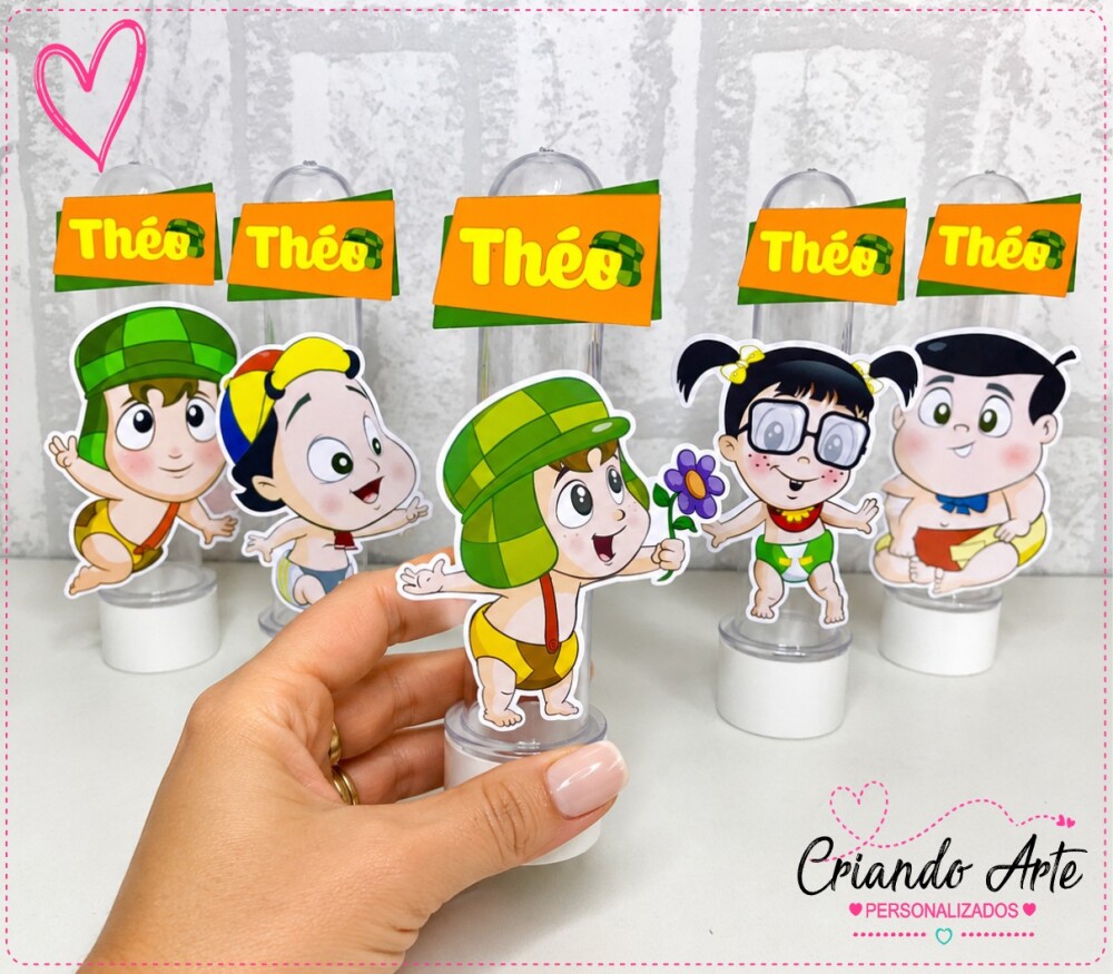 Tubete Personalizado Turma do Chaves Baby