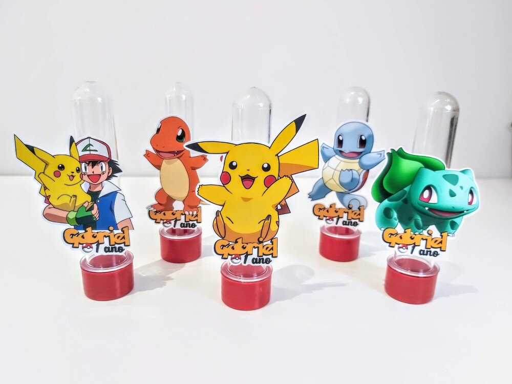 Tubete Personalizado Pokemon