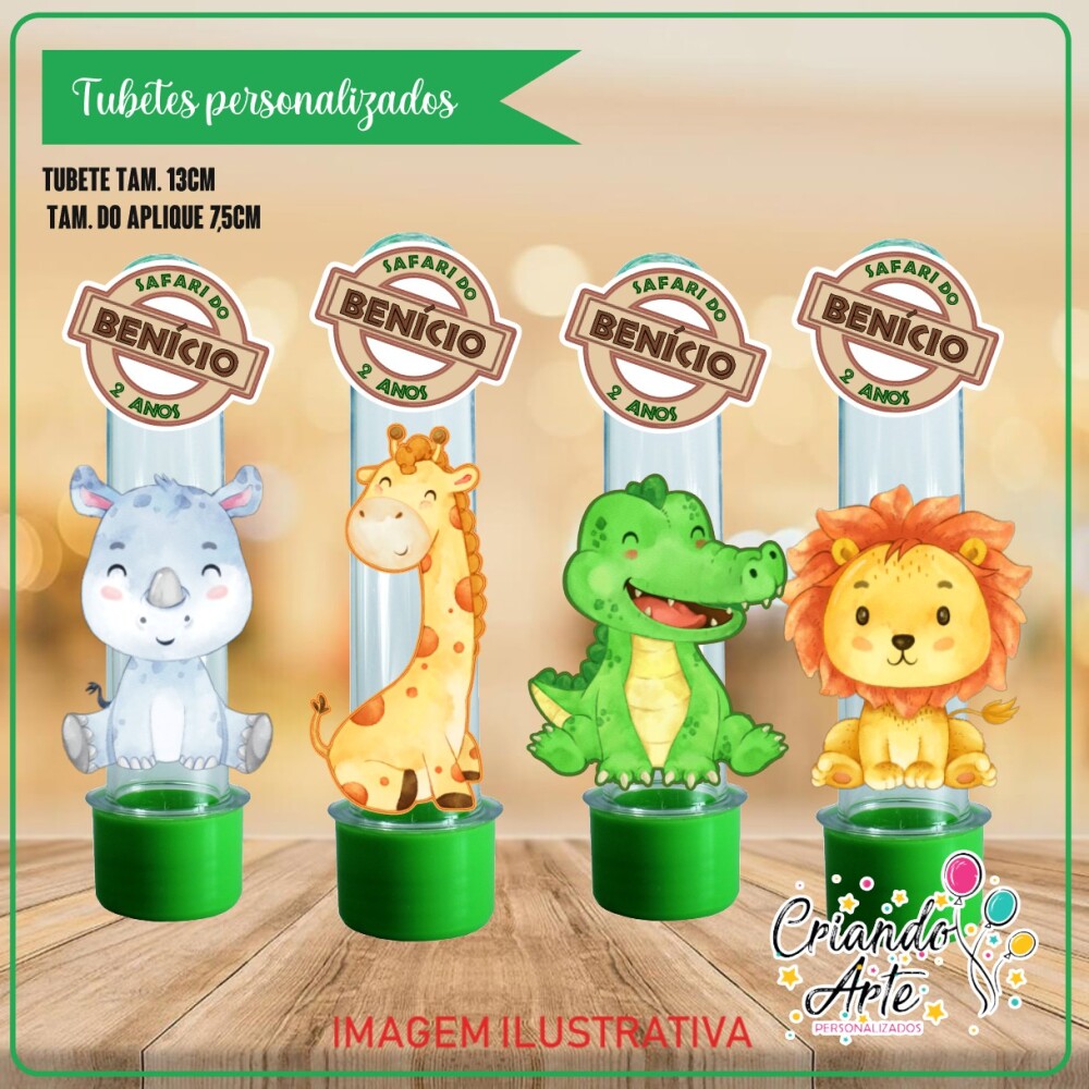 Tubete Personalizado Safari