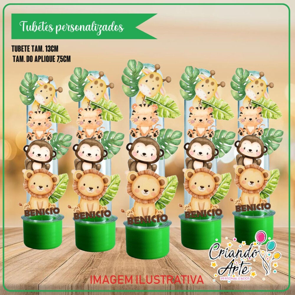 Tubete Personalizado Safari