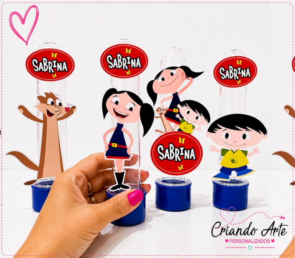 Tubete Personalizado Show da Luna