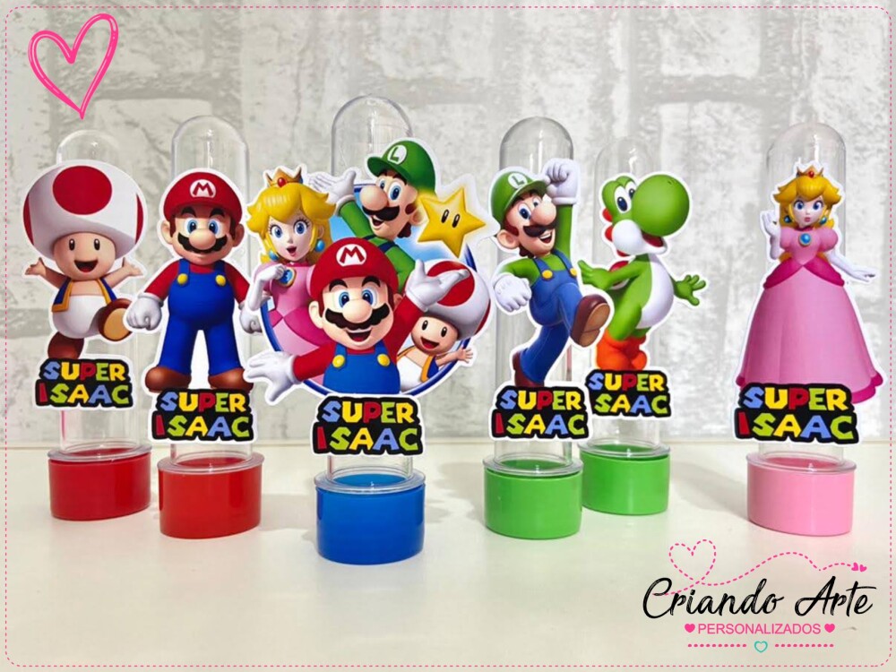 Tubete Personalizado Super Mario