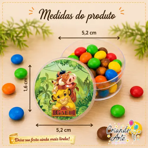 Latinha Personalizada o Rei Leão