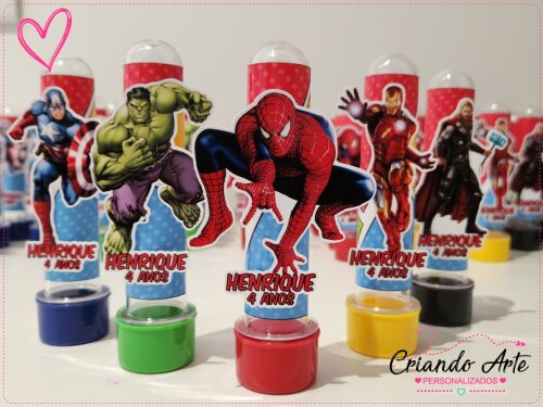 Tubete Personalizado Vingadores