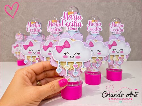 Tubete Personalizado Chuva de Amor