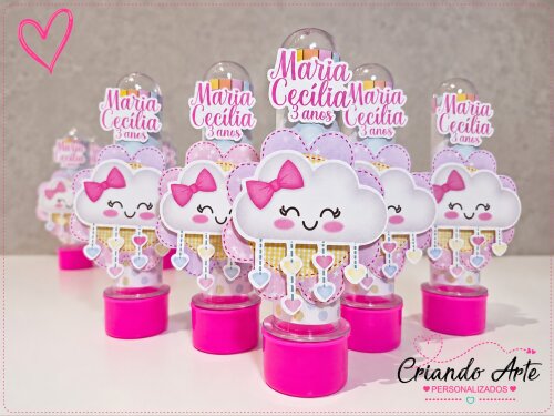 Tubete Personalizado Chuva de Amor