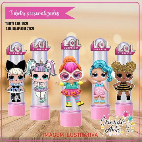 Tubete Personalizado Lol Surprise