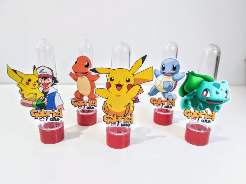 Tubete Personalizado Pokemon
