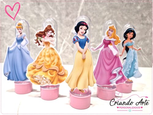 Tubete Personalizado Princesas Luxo
