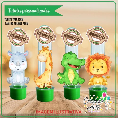 Tubete Personalizado Safari