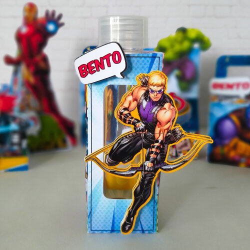 Tubete com caixa personalizada Vingadores