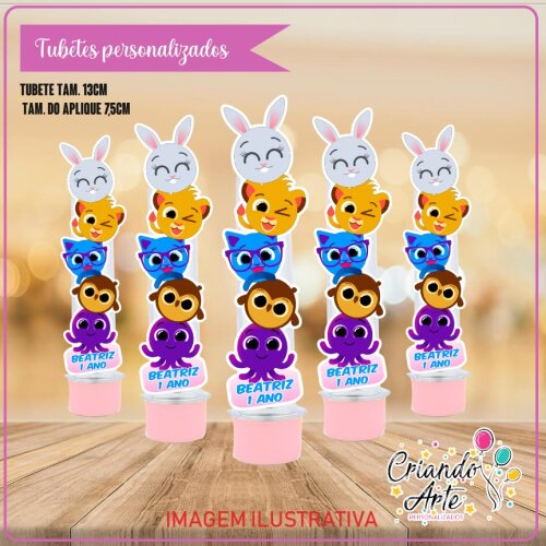Tubete Personalizado Bolofofos Menina