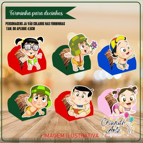 Forminhas Chaves Baby - 100 Unidades