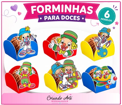 Forminhas para Doces Patati Patatá - 100 Unidades