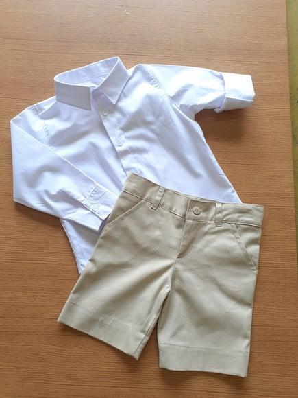 Colete,camisa e Bermuda para Pajem de Casamento