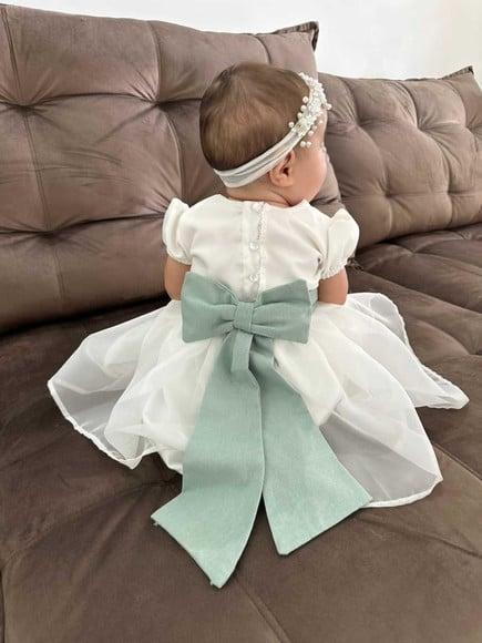 Cinto para Vestido de Daminha com Laço